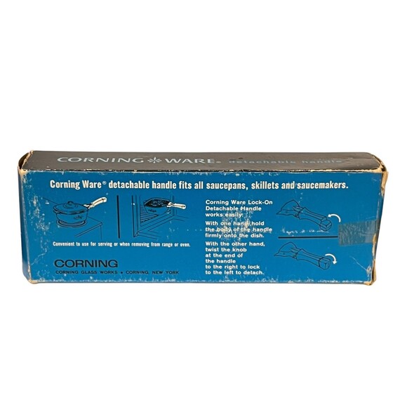 New Old Stock Vintage Corning Ware Pan Detachable Lock on Handle P-10-HG NOS A - Picture 12 of 15